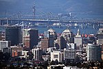 OAKLAND, CA, USA - Skyline and Bridge